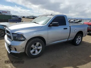 2013 Ram 1500 Express with VIN 3C6JR6ATXDG534525, listed as a Copart auction lot 50924915 with 107,804 mi miles and Salvage title. Bid and sale history available at DreamBid. Image 1.