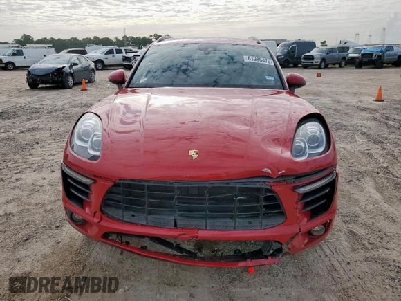 2017 Porsche Macan S z VIN WP1AB2A57HLB19788, wystawiony jako Copart lot #61986475 z przebiegiem Nie podano mil oraz Szkoda całkowita • Salvage title. Historia ofert i sprzedaży dostępna na DreamBid. Obrazek 5.