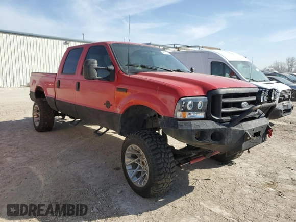 2001 Ford F-350 XL with VIN 1FTSW31F51EA66477, listed as a Copart auction lot 48676355 with 301,197 mi miles and Salvage title. Bid and sale history available at DreamBid. Image 4.