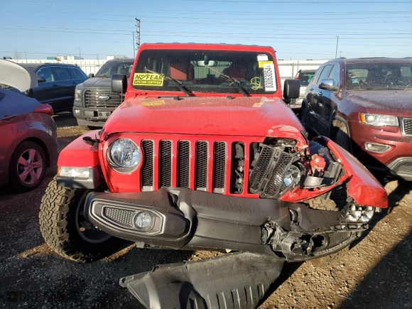 2021 Jeep Wrangler Unlimited Sport S with VIN 1C4HJXDG3MW726065, listed as a Copart auction lot 83063054 with NaN miles and Salvage Title. Bid and sale history available at carsss.com. Image 5.
