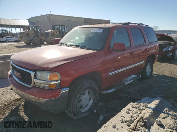 2002 GMC Yukon SLT z VIN 1GKEK13Z62R191085, wystawiony jako Copart lot #42645755 z przebiegiem 173 890 mil mil oraz Czysty tytuł • Clean title. Historia ofert i sprzedaży dostępna na DreamBid. Obrazek 1.