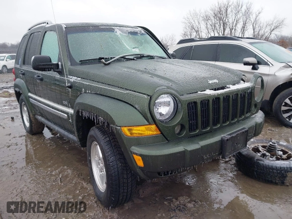 2006 Jeep Liberty Sport with VIN 1J4GL48K86W214625, listed as a IAAI auction lot 41496127 with 142,705 mi miles. Bid and sale history available at carsss.com. Image 1.