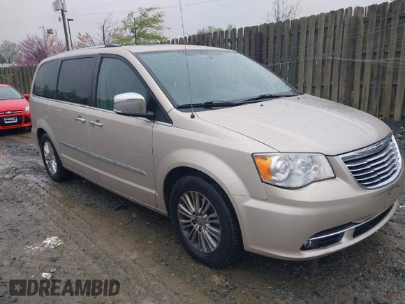 2013 Chrysler Town & Country Limited with VIN 2C4RC1GG2DR536256, listed as a IAAI auction lot 42027427 with 126,447 mi miles. Bid and sale history available at carsss.com. Image 1.