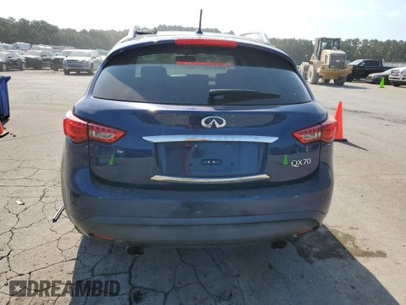 2015 Infiniti QX70 z VIN JN8CS1MU2FM380734, wystawiony jako Copart lot #76012944 z przebiegiem 173 813 mil mil oraz Szkoda całkowita • Salvage title. Historia ofert i sprzedaży dostępna na DreamBid. Obrazek 6.