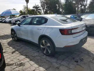 2023 Polestar 2 with VIN YSMEG3KA4PL154278, listed as a Copart auction lot 51384835 with 43,496 mi miles and Clean Title. Bid and sale history available at carsss.com. Image 2.