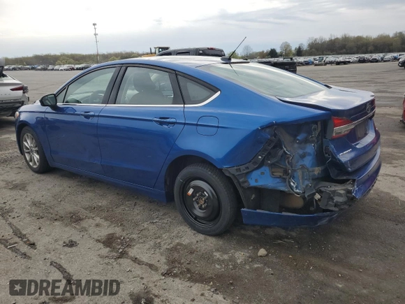 2017 Ford Fusion SE with VIN 3FA6P0H77HR414661, listed as a Copart auction lot 53119445 with 106,153 mi miles and Salvage Title. Bid and sale history available at carsss.com. Image 2.