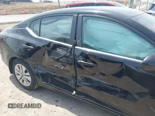 2024 Nissan Sentra S with VIN 3N1AB8BV7RY201065, listed as a IAAI auction lot 42049603 with 25,339 mi miles and . Bid and sale history available at DreamBid. Image 6.