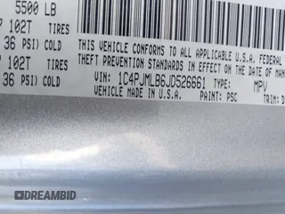 2018 Jeep Cherokee Latitude Plus with VIN 1C4PJMLB6JD526661, listed as a IAAI auction lot 41868189 with 138,572 mi miles and . Bid and sale history available at DreamBid. Image 9.