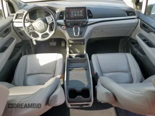 2018 Honda Odyssey EX-L with VIN 5FNRL6H76JB054750, listed as a Copart auction lot 49651795 with 55,451 mi miles and Salvage Title. Bid and sale history available at carsss.com. Image 8.