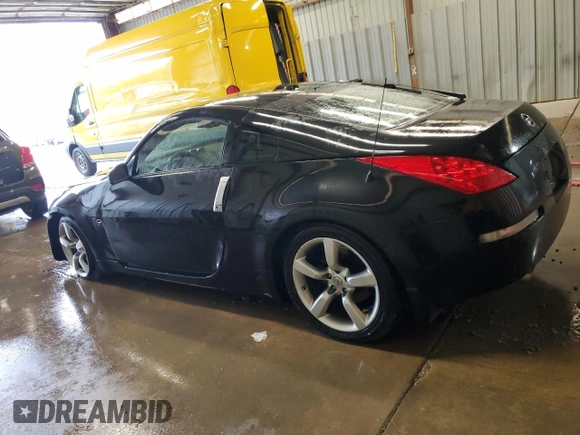 2008 Nissan 350Z z VIN JN1BZ34DX8M706512, wystawiony jako Copart lot #59040615 z przebiegiem 59 678 mil mil oraz Czysty tytuł • Clean title. Historia ofert i sprzedaży dostępna na DreamBid. Obrazek 2.