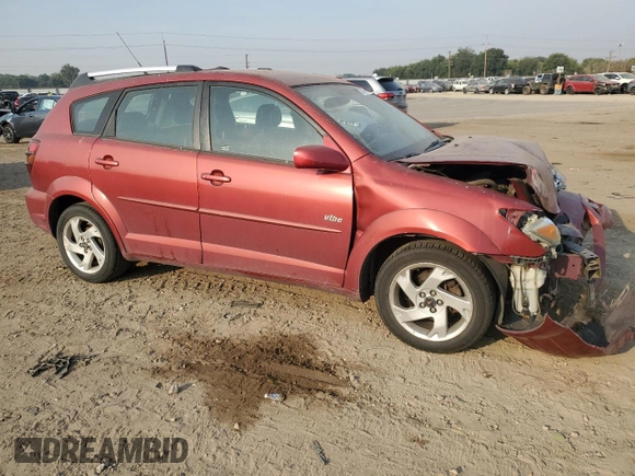 2005 Pontiac Vibe with VIN 5Y2SL63865Z421731, listed as a Copart auction lot 70724474 with 208,122 mi miles and Salvage Title. Bid and sale history available at carsss.com. Image 4.