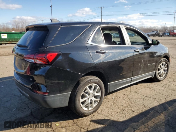 2024 Chevrolet Equinox LT with VIN 3GNAXKEG1RL105820, listed as a Copart auction lot 82586604 with 54,126 mi miles and Salvage Title. Bid and sale history available at DreamBid. Image 3.
