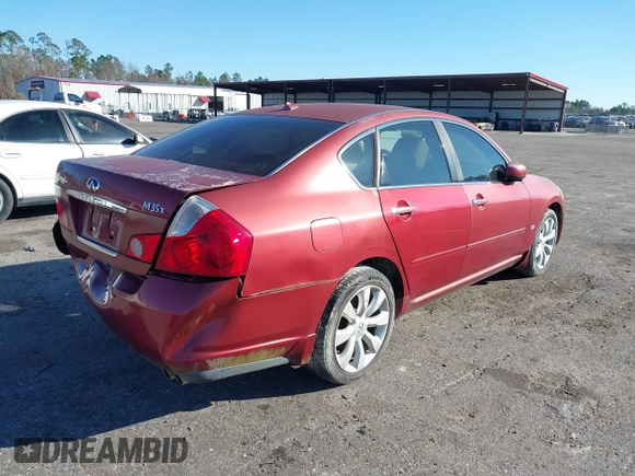 2007 Infiniti M x with VIN JNKAY01F07M453228, listed as a IAAI auction lot 41363082 with Not provided miles and . Bid and sale history available at DreamBid. Image 4.
