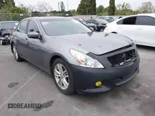 2013 Infiniti G37 Sedan Journey with VIN JN1CV6AP9DM721707, listed as a IAAI auction lot 41892739 with Not Provided miles. Bid and sale history available at carsss.com. Image 1.