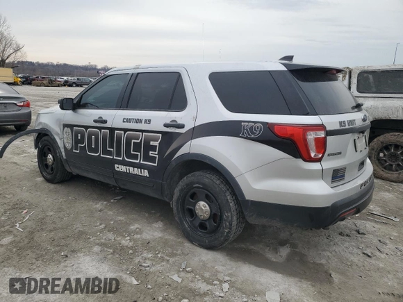 2016 Ford Utility Police Interceptor with VIN 1FM5K8AR7GGD16133, listed as a Copart auction lot 47731905 with 112,697 mi miles and Salvage Title. Bid and sale history available at carsss.com. Image 2.