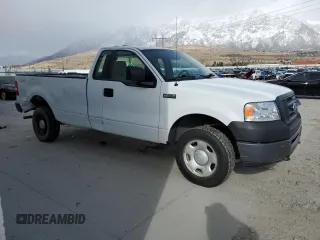 2006 Ford F-150 XL with VIN 1FTRF14W76NA59035, listed as a Copart auction lot 46174185 with 95,424 mi miles and Salvage Title. Bid and sale history available at carsss.com. Image 4.