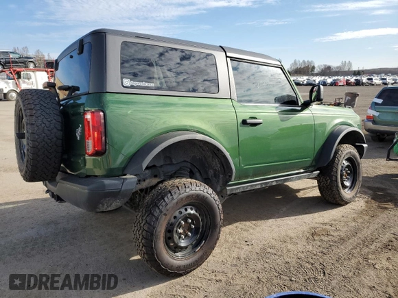 2023 Ford Bronco with VIN 1FMDE5AHXPLB36841, listed as a Copart auction lot 54527465 with Not Provided miles and Clean Title. Bid and sale history available at DreamBid. Image 3.