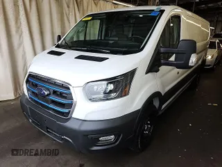 2025 Ford Transit with VIN 1FTBW1YMXSKA13043, listed as a IAAI auction lot 42359474 with 18 mi miles and . Bid and sale history available at DreamBid. Image 1.