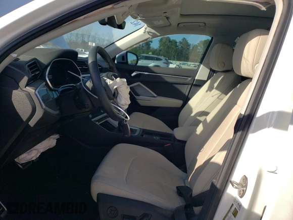 2020 Audi Q3 S line Prestige with VIN WA1FECF31L1120851, listed as a Copart auction lot 43015763 with 10,048 mi miles. Bid and sale history available at carsss.com. Image 7.