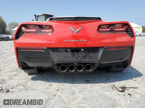 2016 Chevrolet Corvette 1LT with VIN 1G1YB2D74G5123435, listed as a Copart auction lot 50104895 with 71,220 mi miles and Salvage Title. Bid and sale history available at carsss.com. Image 6.