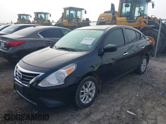 2015 Nissan Versa SV with VIN 3N1CN7AP5FL837568, listed as a IAAI auction lot 41871533 with 99,288 mi miles. Bid and sale history available at carsss.com. Image 2.