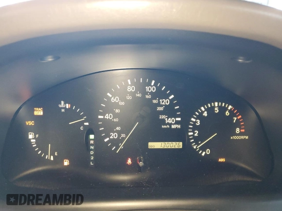2001 Lexus RX 300 with VIN JTJGF10U810107642, listed as a Copart auction lot 70199364 with 130,026 mi miles and Salvage Title. Bid and sale history available at carsss.com. Image 9.