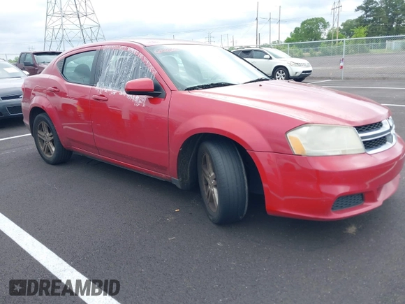 2012 Dodge Avenger SXT with VIN 1C3CDZCB0CN195208, listed as a IAAI auction lot 42123860 with 184,267 mi miles and . Bid and sale history available at DreamBid. Image 1.