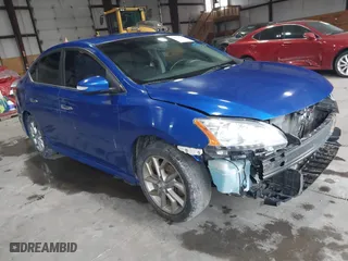 2015 Nissan Sentra S with VIN 3N1AB7AP1FY324823, listed as a IAAI auction lot 41523385 with 159,060 mi miles. Bid and sale history available at carsss.com. Image 1.