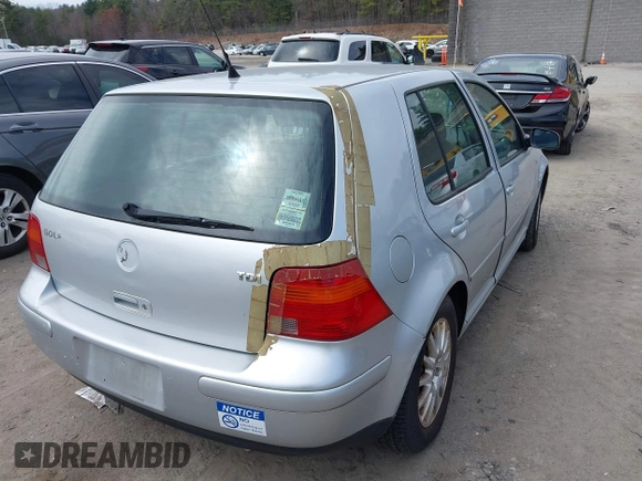 2005 Volkswagen Golf GLS z VIN 9BWGR61J454001608, wystawiony jako IAAI lot #42006934 z przebiegiem 182 075 mil mil oraz . Historia ofert i sprzedaży dostępna na DreamBid. Obrazek 4.