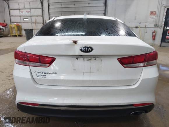 2016 Kia Optima LX with VIN 5XXGT4L39GG048740, listed as a IAAI auction lot 42103300 with 111,574 mi miles and . Bid and sale history available at DreamBid. Image 16.