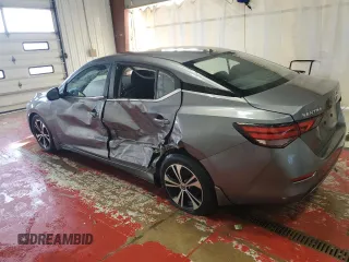 2020 Nissan Sentra SV with VIN 3N1AB8CV4LY237902, listed as a Copart auction lot 51640085 with 51,306 mi miles and Salvage Title. Bid and sale history available at carsss.com. Image 2.