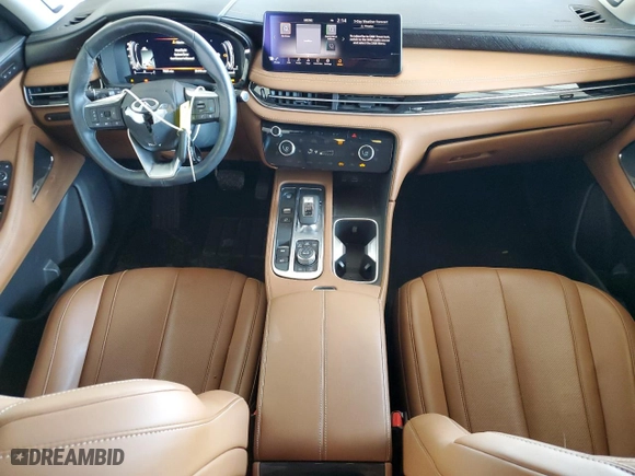 2022 Infiniti QX60 SENSORY with VIN 5N1DL1GS8NC332839, listed as a Copart auction lot 52494255 with 7,863 mi miles and Salvage Title. Bid and sale history available at carsss.com. Image 8.