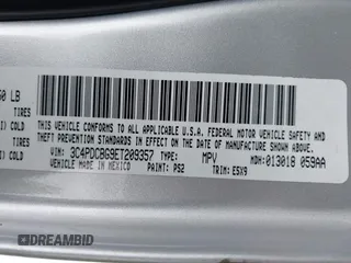 2014 Dodge Journey SXT with VIN 3C4PDCBG9ET209357, listed as a IAAI auction lot 42257467 with 121,786 mi miles and . Bid and sale history available at DreamBid. Image 9.
