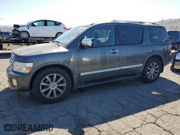 2009 Infiniti QX56 with VIN 5N3AA08D49N901318, listed as a Copart auction lot 46544655 with 172,893 mi miles and Clean Title. Bid and sale history available at carsss.com. Image 1.