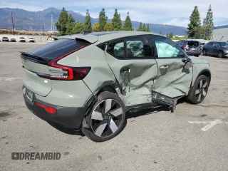 2024 Volvo C40 Recharge Pure Electric Plus with VIN YV4ER3GLXR2106788, listed as a Copart auction lot 78535104 with 0 mi miles and Salvage Title. Bid and sale history available at carsss.com. Image 3.