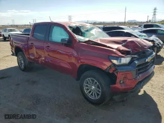 2023 Chevrolet Colorado 2WD LT with VIN 1GCPSCEK7P1199279, listed as a Copart auction lot 50560155 with 25,320 mi miles and Salvage Title. Bid and sale history available at carsss.com. Image 4.