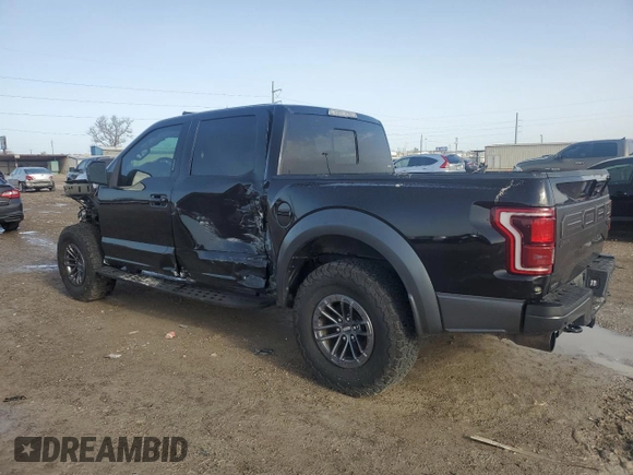 2019 Ford F-150 Raptor with VIN 1FTFW1RG0KFC08135, listed as a Copart auction lot 47550725 with 69,574 mi miles and Salvage Title. Bid and sale history available at carsss.com. Image 2.