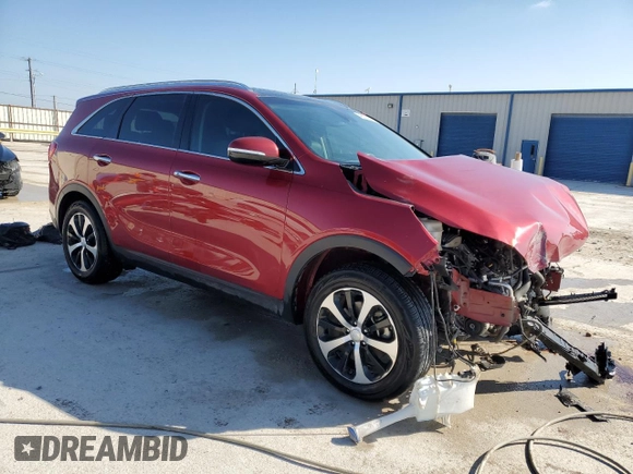 2018 Kia Sorento EX with VIN 5XYPH4A58JG366857, listed as a Copart auction lot 46674365 with 69,250 mi miles and Salvage Title. Bid and sale history available at DreamBid. Image 4.