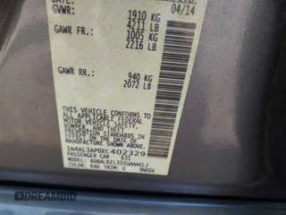 2014 Nissan Altima SV with VIN 1N4AL3AP0EC402329, listed as a IAAI auction lot 42129620 with 160,286 mi miles and . Bid and sale history available at DreamBid. Image 9.