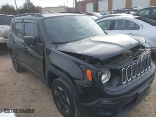 2018 Jeep Renegade Upland Edition with VIN ZACCJBAB4JPH27479, listed as a IAAI auction lot 41445446 with 83,653 mi miles. Bid and sale history available at carsss.com. Image 1.