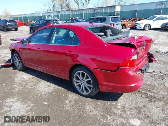 2012 Ford Fusion SE with VIN 3FAHP0HA3CR353435, listed as a IAAI auction lot 41934664 with 85,625 mi miles. Bid and sale history available at carsss.com. Image 3.