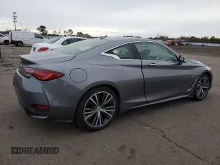 2017 Infiniti Q60 Premium with VIN JN1CV7EL7HM320062, listed as a Copart auction lot 46261505 with 100,971 mi miles and Salvage title. Bid and sale history available at DreamBid. Image 3.