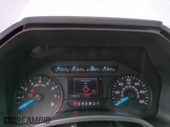 2019 Ford F-150 XL with VIN 1FTMF1CB6KKD26749, listed as a Copart auction lot 49695535 with 115,003 mi miles and Salvage title. Bid and sale history available at DreamBid. Image 9.