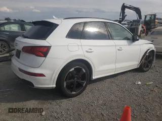 2020 Audi SQ5 Premium Plus with VIN WA1B4AFY7L2018384, listed as a Copart auction lot 72654293 with 33,008 mi miles. Bid and sale history available at carsss.com. Image 3.