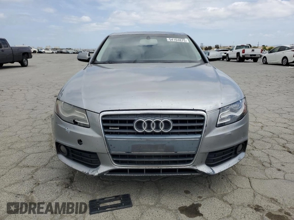 2010 Audi A4 2.0T Premium Plus with VIN WAUFFAFL5AN037496, listed as a Copart auction lot 54104875 with 233,092 mi miles and Clean Title. Bid and sale history available at carsss.com. Image 5.