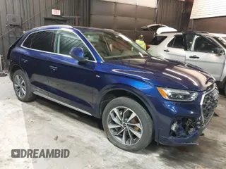 2023 Audi Q5 S line Premium Plus with VIN WA1EAAFY9P2192162, listed as a IAAI auction lot 41716778 with 15,774 mi miles. Bid and sale history available at carsss.com. Image 1.