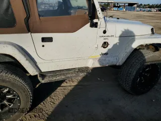 2001 Jeep Wrangler Sahara with VIN 1J4FA59S31P334308, listed as a Copart auction lot 77984464 with 116,293 mi miles and Salvage Title. Bid and sale history available at carsss.com. Image 12.
