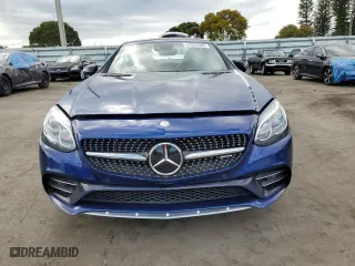2017 Mercedes-Benz SLC with VIN WDDPK6GA3HF129391, listed as a Copart auction lot 42953505 with 41,151 mi miles and Salvage Title. Bid and sale history available at carsss.com. Image 5.