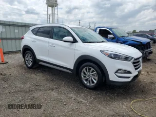 2018 Hyundai Tucson SEL z VIN KM8J3CA4XJU695477, wystawiony jako Copart lot #56494875 z przebiegiem 79 122 mil mil oraz Szkoda całkowita • Salvage title. Historia ofert i sprzedaży dostępna na DreamBid. Obrazek 4.