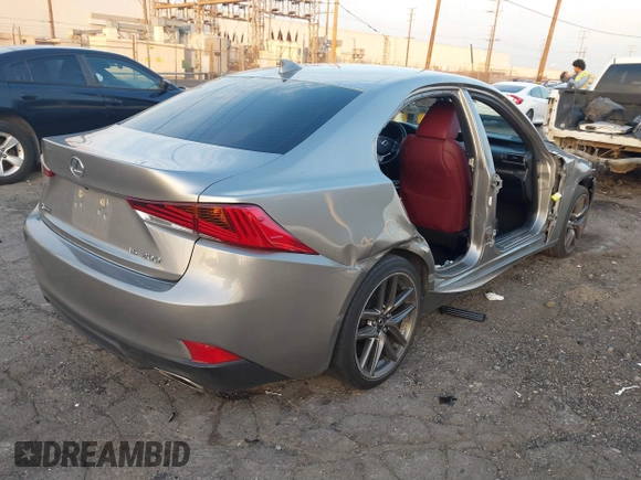 2017 Lexus IS with VIN JTHBA1D23H5056020, listed as a IAAI auction lot 41013926 with 132,315 mi miles. Bid and sale history available at carsss.com. Image 4.